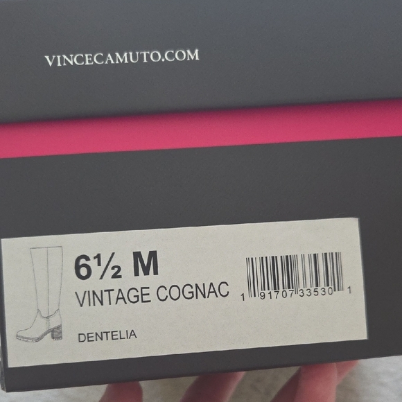 Vince Camuto Brown Leather Heeled Boots - Picture 5 of 5